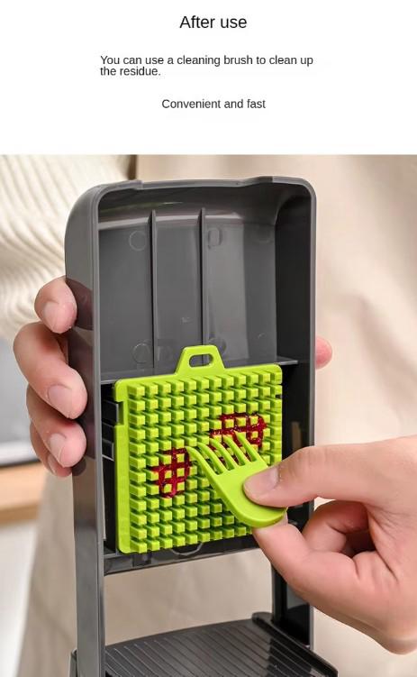 14-in-1 Professional Vegetable Chopper, Slicer & Dicer with Container