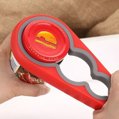 Ultimate 4-in-1 Non-Slip Jar Opener | Ergonomic Multi-Size Lid Gripper